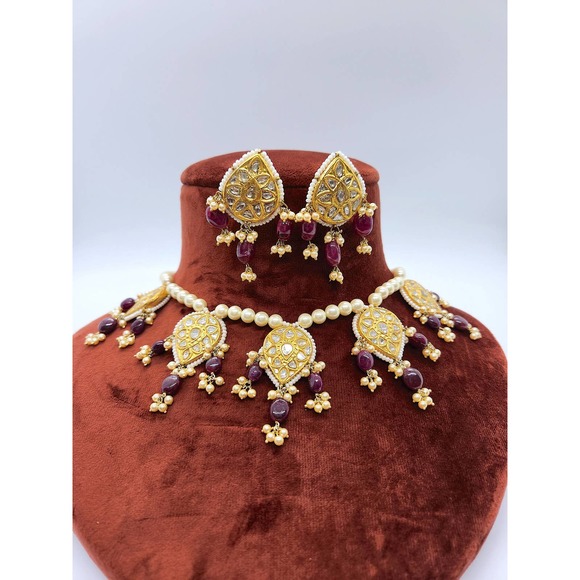 22kt Ruby Diamond Necklace - Picture 2 of 6